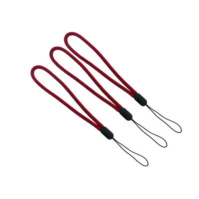 Produktbild von 3pcs Handgelenk Lanyard Anti-Lost Universal USB Flash Drive Schlüsselbund Seilkamera Halter-Rot