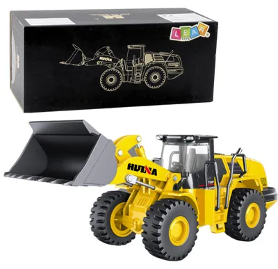 Produktbild von Huina Metallbau-Baggerlader Gelb 1:50