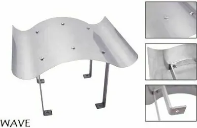 Produktbild von Massive Schornsteinabdeckung 90 x 90 cm Edelstahl  Kaminhaube Kaminabdeckung Kaminblech Kamin
