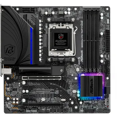 Zdjęcie produktu dla Asrock B650M PG Riptide, AMD, Gniazdo AM5, DDR5-SDRAM, 128 GB, DIMM, Dwukanałowy