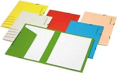 Immagine prodotto di Jalema - Elastomap Folio Cartone riciclato al 100% 250 gr Blu | 5 pezzi
