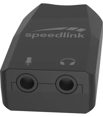 Productafbeelding van Speedlink SL-880501-BK Speedlink USB-C Soundkarte VIGO, schwarz retail