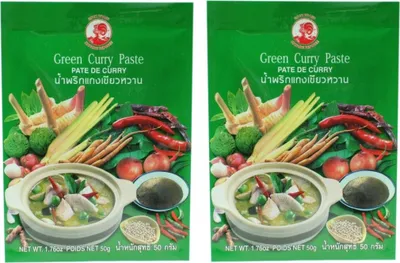 Produktbild von Doppelpack COCK Grüne Currypaste (2x 50g) | Green Curry Paste