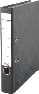 Produktbild von Soennecken Ordner 3332 DIN A4 50mm Pappe schwarz