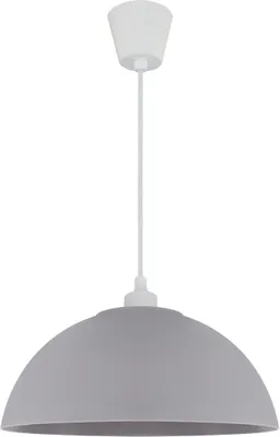 Zdjęcie produktu dla Lampa wisząca INKA szaro-biała 1xE27x25W tworzywo sztuczne wym:109,5x29x29cm IP20 Struhm