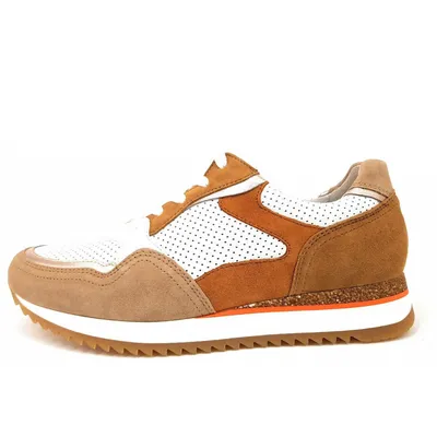 Produktbild von Gabor Comfort Damen Sneaker in Beige, Größe 7.5