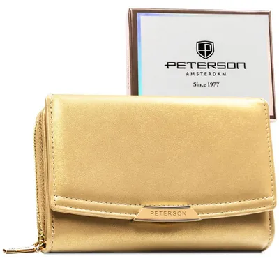 Obrázek produktu pro Peterson dámská peněženka RFID z  tmavě béžová 15x9,5 cm