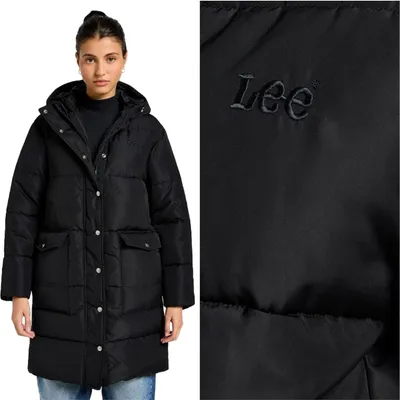Produktbild von LEE Damen, Winterjacke LONG PUFFER JACKET, L, Schwarz, jacke, winter, jacken