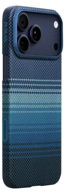 Produktbild von Pitaka KI1703MP, Cover, Apple, iPhone 17 Pro, 16 cm (6.3"), Blau