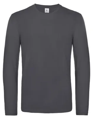 Immagine prodotto di B&C - Maglietta da uomo "#E190" a maniche lunghe LT1704 (XL) (grigio scuro tinta unita)