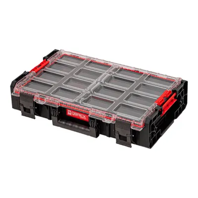 A Qbrick ONE Organizer XL with foam insert, shown from a slightly elevated front-left angle against a white background.