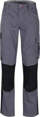 Produktbild von beb HANDWERK Damen Bundhose INFLAME Polyestermix Grau/Schwarz 48