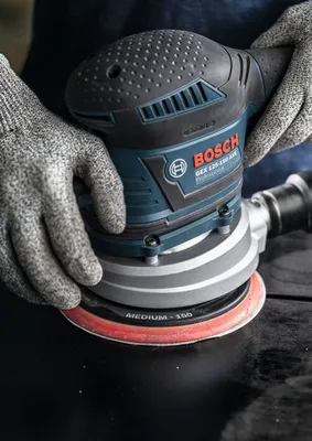 Image de Plateau de ponçage BOSCH Expert Multihole Universal - Ø 125 mm - Medium - 2608900004