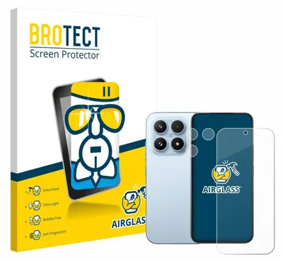 Produktbild von BROTECT Schutzglas für Xiaomi 17 (Display+Kamera) Schutzfolie Panzer Folie Glas Display Schutz klar