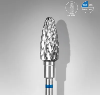 Produktbild von Hartmetallfräser Mais Blau, Durchmesser 6 Mm / Arbeitsteil 14 Mm Staleks