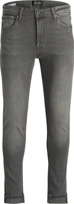 Produktbild von Jack & Jones 12109954, Grau, Jeans, Baumwolle, Elasthan, Nicht bleichen, Natürliche Trocknung, Nicht chemisch reinigen