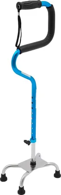 Produktbild von Gehstock, verstellbare Höhe, leichtes Design, Blau