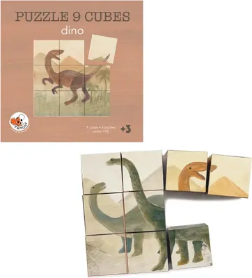 Image de Puzzle de cubes dinosaures, Egmont Toys