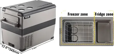 Produktbild von Tragbarer Kühlschrank, Kühlbereich -20℃ bis 20℃, 12/24V Spannung, 45L