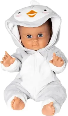 Produktbild von Pu-Einteiler Baby-Pinguin, Gr. 35-45cm
