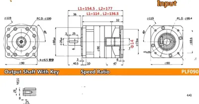 Zdjęcie produktu dla Przekładnia planetarna, wysoka wydajność, wszechstronna kompatybilność, silnik krokowy 14 mm–86, stosunek prędkości 5 do 1.