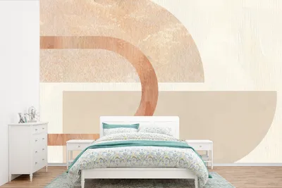 Produktbild von MuchoWow® Fototapete für Wohnzimmer oder Schlafzimmer Wandtapete Vinyl Motivtapete Marmor - Rosa - Abstrakt - 390x260 cm - Papiertapete