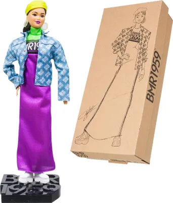 Obrázok produktu pre Mattel Barbie Bábika 5 Barbie džínsová bunda BMR1959