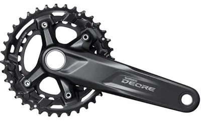 Productafbeelding van Shimano Deore FC-M5100-2 crankstel, 175 mm, inclusief kettingbladset 36-26 tanden (2x11), model EFCM51002EX66