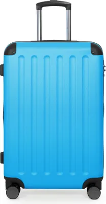 Produktbild von HAUPTSTADTKOFFER - Spree - Kofferset 3tlg Hartschalenkoffer Reisekoffer mit Erweiterung Trolley-Set, TSA, 4 Rollen, S M & L,Cyanblau