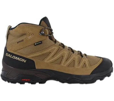 Produktbild von Salomon X Ward Leather Mid GTX - GORE-TEX - Herren Wanderschuhe Braun 471818 , Größe: EU 45 1/3 UK 10.5