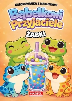 Productafbeelding van Kolorowanka z naklejkami Bąbelkowi przyjaciele Żabki - Opracowanie zbiorowe
