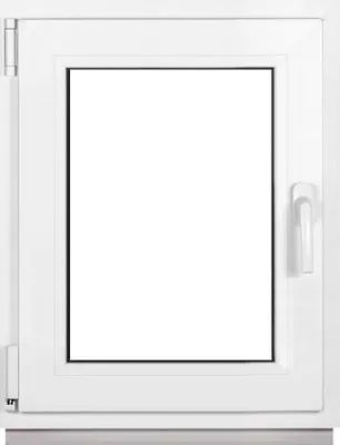 Obrázek produktu pro Framex sklepní okno malé okno bílé šířka x výška 55 x 65 cm (550 x 650 mm) dvojité (32 mm) otočné/sklopné DIN levé - Premium - Všechny velikosti