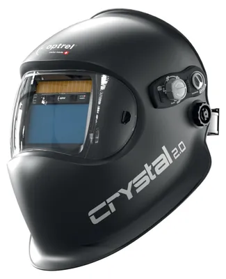 Produktbild von Schweißerschutzhelm crystal2.0 schwarz 50x100mm EN166,EN175,EN379 Krt.OPTREL