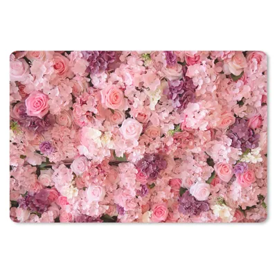 Produktbild von MuchoWow® Mauspad Mousepad Blumen - Rosa - Rosen 27x18 cm - Mousepads - Maus Mat - Pad - Mausunterlage - Büroartikel - Desk Matten
