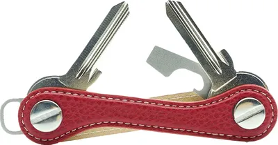Produktbild von Keykeepa KEYKEEPAÃ‚® - Leder - Edler Leder Key Organizer fè1/4r bis zu 12 Schlè1/4ssel - inklusive Flaschenè¶ffner +ƒ–se - Schlè1/4sselorganizer " Germany rot 2928-50-00003