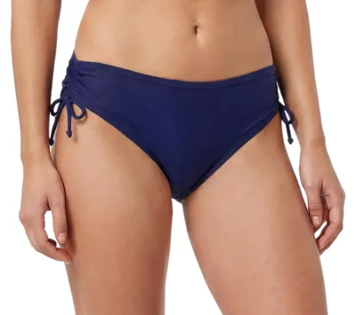 Produktbild von Aquarti Bikinihose Damen mit Raffung Perioden Slip, Farbe: Dunkelblau, Größe: 42