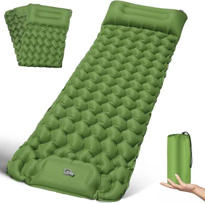 Produktbild von Selbstaufblasende Isomatte 200 x 68 cm, Ultraleicht Isoliermatte, für Camping