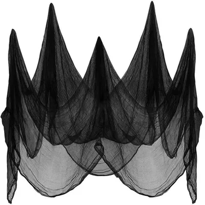 Obrázok produktu pre Dekoratívna látka na Halloween, čierna, rozmer 215 x 500 cm