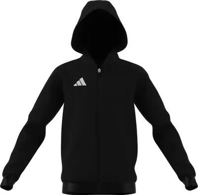 Produktbild von adidas Uni Kinder Entrada26 Full Zip Hoodie Kids Sweatshirt, Black/White, 3-4