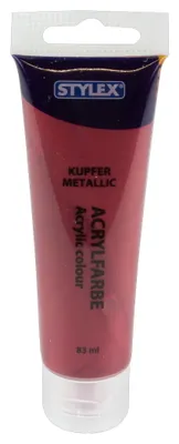 Produktbild von STYLEX Acrylfarbe - 83 ml - kupfer metallic