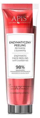 Zdjęcie produktu dla APIS - ŻURAWINOWA WITALNOŚĆ Enzymatyczny peeling do twarzy z żurawiną, 100 ml