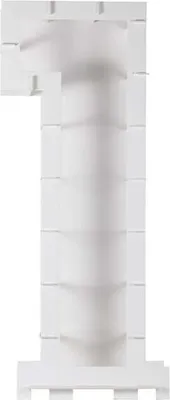 Produktbild von Ginger Ray Ballonständer Zahl 1 aus Pappe, befüllbar, 81x58x14cm