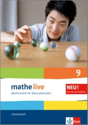 Immagine prodotto di mathe live. Arbeitsheft mit Lösungsheft 9. Schuljahr. Allgemeine Ausgabe