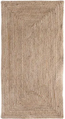 Immagine prodotto di Tappeto in juta fatto a mano Ibbenzoa® – 100% juta, stile bohémien, 120 x 170 cm – ideale per il soggiorno