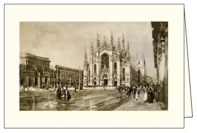 Obrázok produktu pre Karnet s obálkou ITW 014 Miláno Piazza del Duomo – Rossi