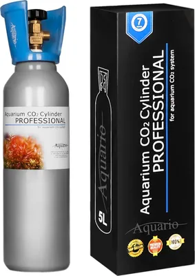 Zdjęcie produktu dla Butla CO2 Aquario BLUE 5l 57cm - nowa z zaworem Aquario