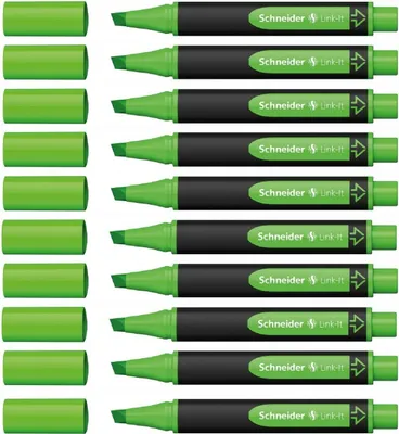 Produktbild von Textmarker Link-It grün Packung mit 10 Stück