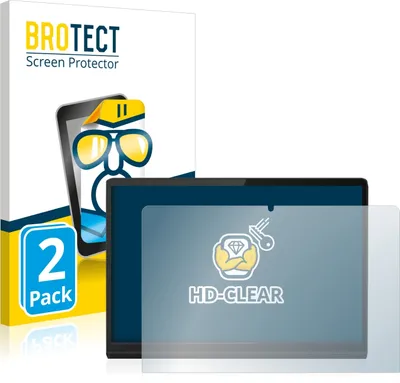 Produktbild von 2x Für Lenovo Yoga Tab 11 Schutzfolie BROTECT Displayschutz Display Schutz Folie Klar Transparent
