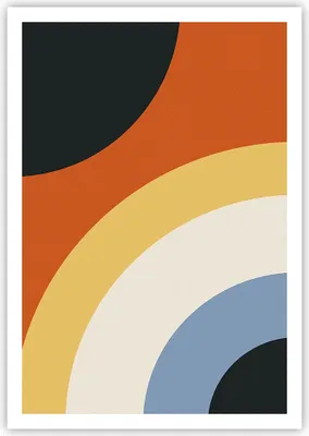 Produktbild von Poster - Poster ohne Rahmen - Abstraktion die Farben Radius - 70x100 cm - Wand Bild - Wanddeko - Wandbilder - Kunstposter - Wandposter - Bilder - Kunstdruck - Wandbild - P2XPA70x100-4267