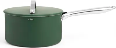 Image de H&H Casserole antiadhésive 1 poignée Origin avec couvercle cm 18